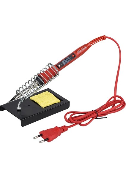 80W Kırmızı Set5 80W 220V Ab 80W LCD Havya Seti Ayarlanabilir Sıcaklık 220V/110V Lehim Kaynak Araçları Lehim Sökme Pompası Lehimleme Ipuçları Seramik Isıtıcı (Yurt Dışından)