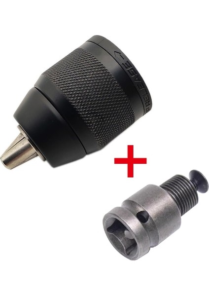 Ayna Kare Şaft 2-13MM Anahtarsız 3 Çene 1/20-20UNF Matkap Aynası Hızlı Değiştirme Adaptörü Sds-Plus Şaft 1/4" Altıgen Kare Fit Döner Darbeli/darbeli Matkap (Yurt Dışından)