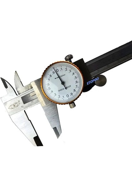 Altın 0.02MM Fabrika Çıkışı 0-6" Inç Kadran Vernier Kumpas 6 Inç .001" Şoka Dayanıklı Kadranlı Kumpas Ölçer Mikrometre (Yurt Dışından)