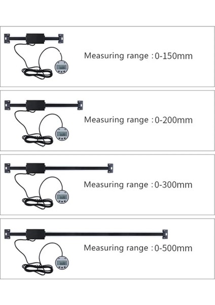 150MM 300MM 200MM Dijital Doğrusal Okuma Ölçeği Cetvel Dikey Yatay Ölçek Manyetik Uzaktan Harici Ekran Cetvel Takım Tezgahları (Yurt Dışından) modelleri