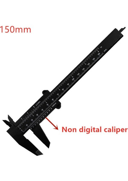 Hiçbir Dijital Kumpas 150MM 100MM Elektronik Dijital Kumpas Karbon Fiber Kadran Vernier Kumpas Ölçer Mikrometre Ölçme Aracı Dijital Cetvel (Yurt Dışından)