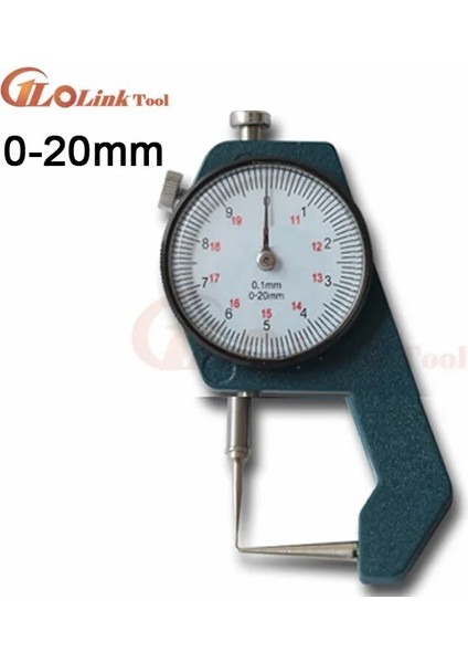 0-10MM Tpye2 Kalınlık Kadran Ölçer 0-20MM Deri Kalınlığı Metal Test Cihazı Ölçü Leathercraft Aracı Zanaat 0-10MM Ölçer (Yurt Dışından) modelleri