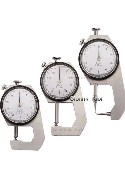 0-10MM Tpye2 Kalınlık Kadran Ölçer 0-20MM Deri Kalınlığı Metal Test Cihazı Ölçü Leathercraft Aracı Zanaat 0-10MM Ölçer (Yurt Dışından) indirimleri