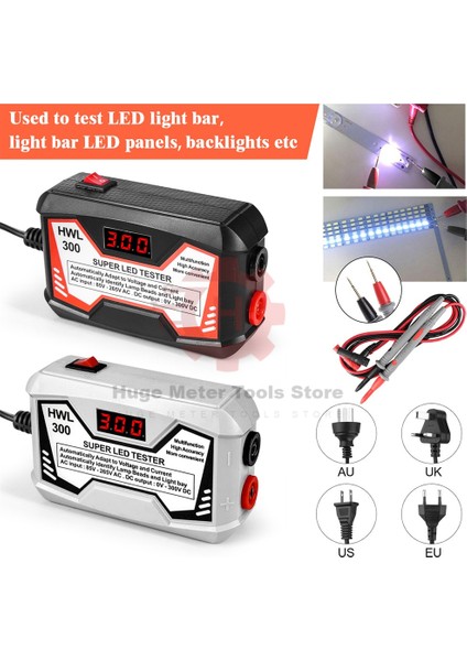 Siyah Ab Tak LED Test Cihazı 0-300 V Çıkış LED Tv Arkaplan Işığı Test Cihazı 18 W Çok Amaçlı LED Şeritler Boncuk Test Aracı Ölçüm Aletleri (Yurt Dışından) fırsatları