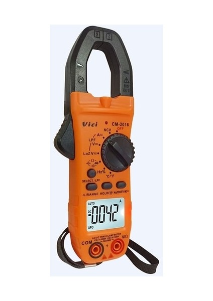 Orange Vici Dijital Ac Dc Pens Metre Loz Lpf Voltmetre 800A Akım Multimetre Ampermetre 60MF Kapasite Direnci Frekans Test Cihazı (Yurt Dışından)