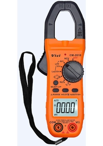 Orange Vici Dijital Ac Dc Pens Metre Loz Lpf Voltmetre 800A Akım Multimetre Ampermetre 60MF Kapasite Direnci Frekans Test Cihazı (Yurt Dışından) fiyatları