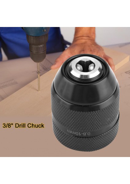 2-13MM Kendinden Sıkmalı Matkap Chuck 3/8-24UNF Konu 0.8MM-10MM Anahtarsız Metal Elektrikli Matkap Chuck El Elektrikli Matkap Hızlı Değişim Dri (Yurt Dışından) fiyatları