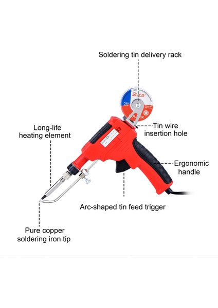 Mor 80W 110V, Abd Jcd Elektrikli Havya 110V/220V 60W Abd/ab Tak El Tipi Dahili Isıtma Otomatik Olarak Kalay Tabancası Kaynak Onarım Araçları Göndermek (Yurt Dışından) fiyatları