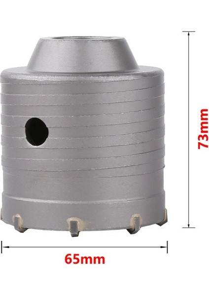 65MM Sds Max Beton Duvar Delik Testere Matkap Ucu Seti Elektrikli Içi Boş Çekirdek Matkap Ucu Çimento Taş Tuğla Duvar Klima Delik Açıcı (Yurt Dışından)