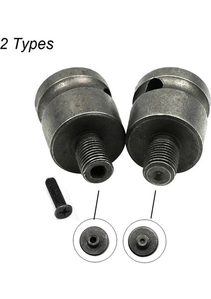 B Hex Shank 1/2"-20UNF / 3/8''-24UNF Darbeli Anahtar Için Yedek Adaptör Dönüştürme Matkap Chuck Adaptörü Sds-Plus Altıgen Soket Kare Dişi (Yurt Dışından)
