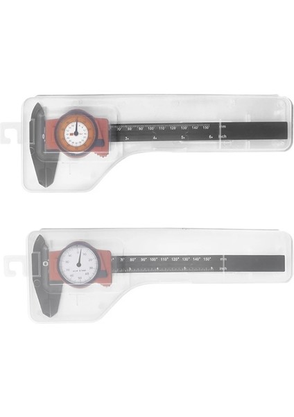 Ingiliz Sistemi Kadranlı Kumpas 150MM Plastik Elektronik Sürmeli Kumpas 6 Inç Mikrometre Ölçer (Yurt Dışından)