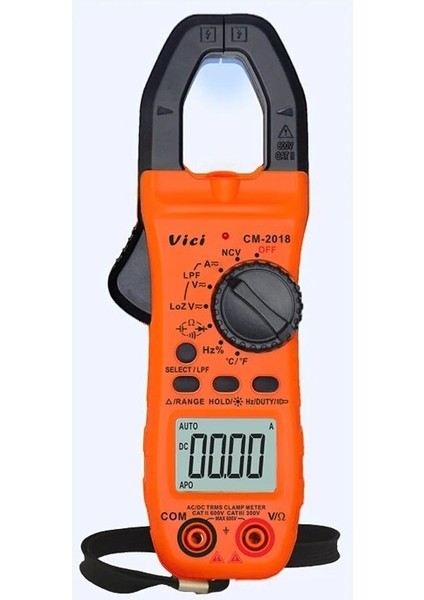 Orange Vici Dijital Ac Dc Pens Metre Loz Lpf Voltmetre 800A Akım Multimetre Ampermetre 60MF Kapasite Direnci Frekans Test Cihazı (Yurt Dışından) fırsatları