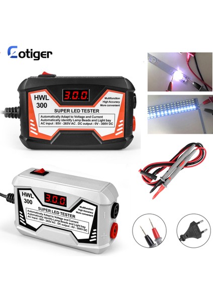 Siyah Au Fiş LED Test Cihazı 0-300 V Çıkış LED Lamba Tv Arka Işık Testi Çok Amaçlı LED Şeritler Boncuk Test Aracı Tüm LED Için Ölçüm Aletleri (Yurt Dışından) fırsatları