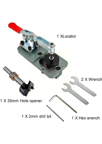 TOL8121A 35MM Gizli Menteşe Sıkıcı Jig Kiti Ağaç Işleme Deliği 2023 Fikstür Araçları Açıcı Sondaj N Kılavuz Delik Bulucu Alüminyum X9M7 (Yurt Dışından) fırsatları