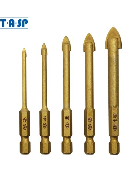 1 Takım (3-4-6-8-10MM) Tasp 5 Adet Cam Matkap Ucu Seti Tungsten Karbür Titanyum Kaplamalı Seramik Fayans Kesici 1/4 "şap 3 4 6 8 10MM Inşaat Araçları (Yurt Dışından) fiyatları