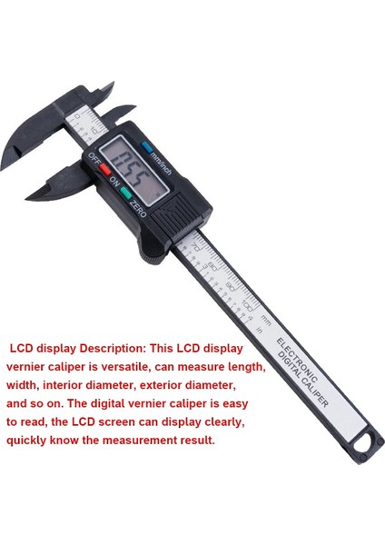 0-100MM Dijital Kumpas 6 Inç Elektronik Sürmeli Kumpas 100MM Kaliper Mikrometre Dijital Cetvel Ölçme Aracı 150MM 0.1mm (Yurt Dışından) indirimleri