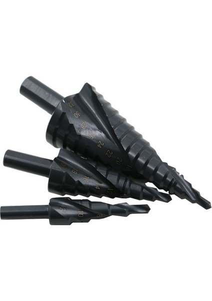 4-32MM 3 Adet Set 3 Adet/takım 4-32MM Yüksek Hız Çeliği Kobalt Kademeli Uç Seti Nitrojen Yüksek Hız Çeliği Spiral Metal Uç (Yurt Dışından) fırsatları