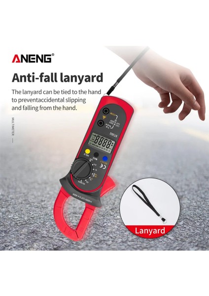 Kırmızı ST202 Dijital Kelepçe Multimetre Direnç Ohm Transistör Test Cihazları Ac/dc Akım Voltmetre Lcr Pens Metre Sıcaklık ile (Yurt Dışından) indirimleri