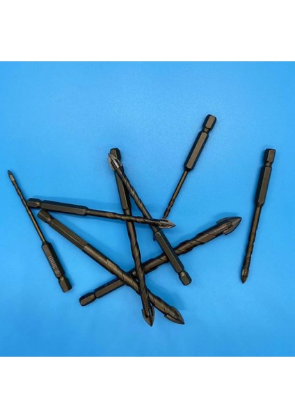 5 6 8mm 3-12MM Çapraz Hex Kiremit Matkap Uçları Seti Cam Seramik Beton Delik Açıcı Tuğla Sert Alaşım Üçgen Bit Araç Kiti (Yurt Dışından) modelleri