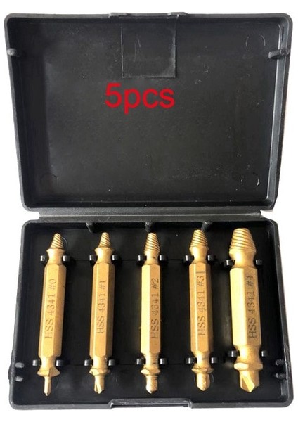Gümüş Hasarlı Vida Çıkarıcı Matkap Ucu 4/5/6 Pcs Set Soyulmuş Kırık Vida Cıvata Sökücü Çıkarıcı Kolayca Yıkım Araçlarını Çıkarın (Yurt Dışından)