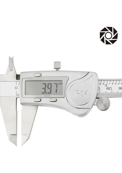 Büyük Dijital IP54 Dijital Kumpas Metal Cetvel Ölçer Paslanmaz Çelik Elektronik Sürmeli Kaliperler Mikrometre Derinlik Ölçme Araçları 0-150MM (Yurt Dışından)
