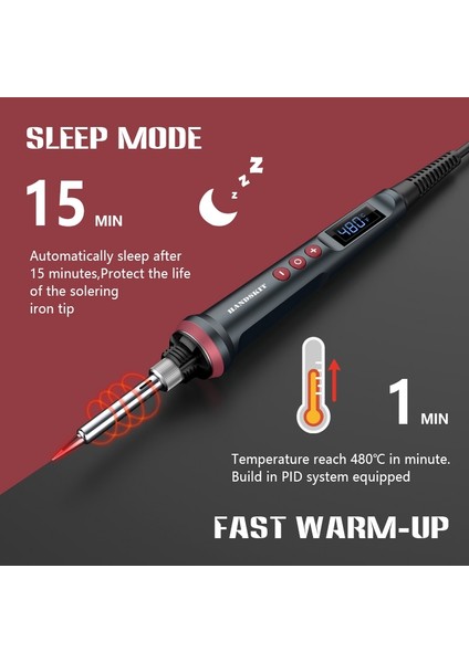 90W Kiti Abd Plug 110V 200W Havya Taşınabilir Dijital Sıcaklık Ayarı Otomatik Uyku Dahili Termal Seramik Isıtma Elektronik Kaynak Araçları (Yurt Dışından) indirimleri