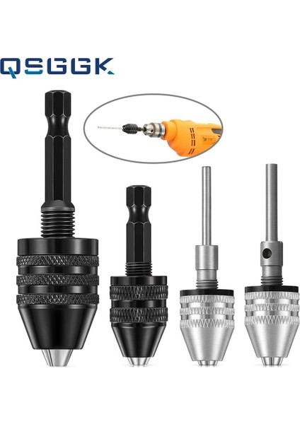 3mm Shank Matkap Chuck Kendinden Sıkma Elektrikli Tornavida Matkap Ucu Ayarlanabilir Adaptör Hex Shank Uzun Kısa Kuyruk Kelepçe Mini Hızlı Dönüştürücü (Yurt Dışından) fırsatları