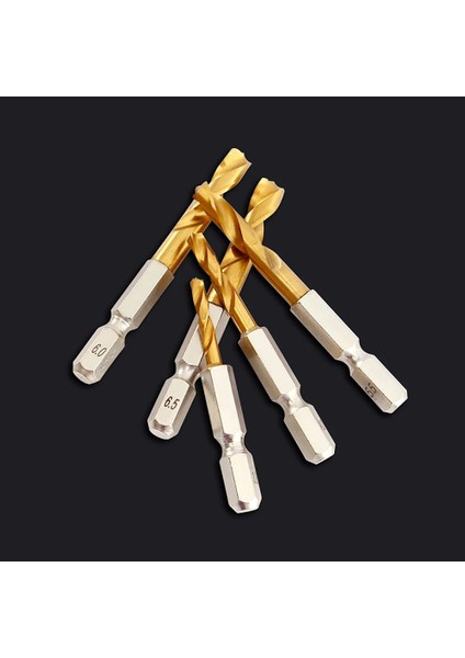 3.2mm Altıgen 1 Adet 1.5 - 13MM Hss Titanyum Kaplamalı Büküm Matkap Uçları 1/4'' Hex Shank Kısa Bit Metal Paslanmaz Çelik Ahşap Plastik Için (Yurt Dışından)
