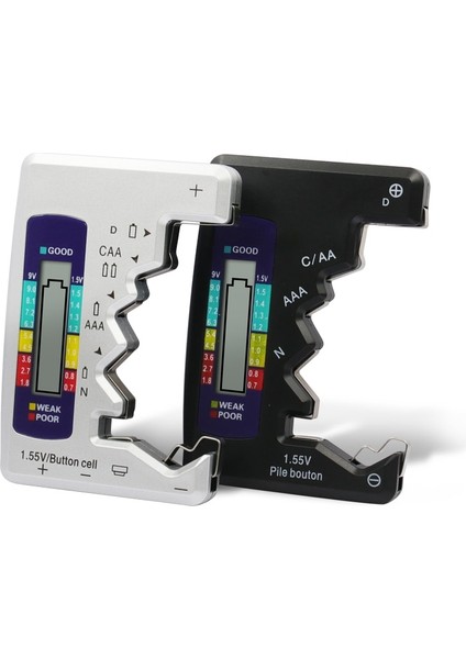 Gümüş Piller Test Cihazı Dijital Kapasite Lithum N /AAA/CAA/D/1.5V Hücre Pilleri Test Cihazı Checker BT168 Güç Için Evrensel Düğme (Yurt Dışından) fiyatları