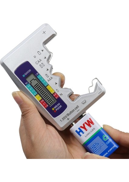 Gümüş Piller Test Cihazı Dijital Kapasite Lithum N /AAA/CAA/D/1.5V Hücre Pilleri Test Cihazı Checker BT168 Güç Için Evrensel Düğme (Yurt Dışından) fırsatları