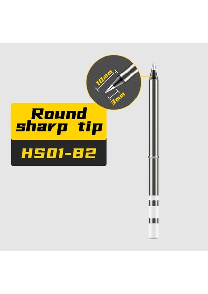 HS01-B2 Fnırsı Hs-01 Havya Ucu HS01-BC2 B2 Ils Kr K65 Bc3 Dahili Isıtma Tipi Kurşunsuz Havya Istasyonu Kiti (Yurt Dışından)