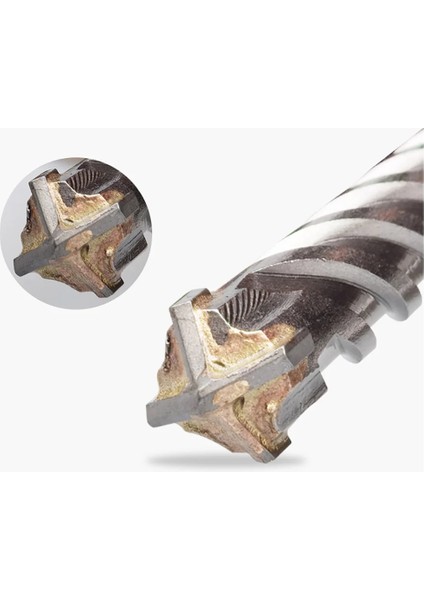12MM x 350MM Sds Kare Tungsten Çelik Alaşımlı Çapraz Matkap Ucu 350MM Beton Matkap Ucu Sds Plus Sds Kare.duvarları ve Taşları Delmek Için (Yurt Dışından)