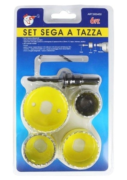 Sarı Wook Delik Matkap Ucu Seti 32-54MM M42 Ahşap Alçıpan Delme Için Bi-Metal (Yurt Dışından)