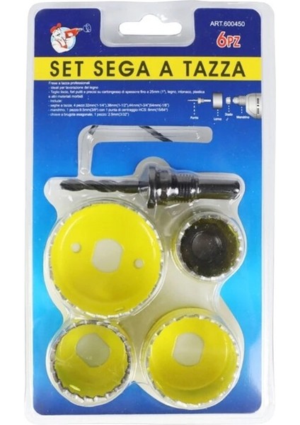 Sarı Wook Delik Matkap Ucu Seti 32-54MM M42 Ahşap Alçıpan Delme Için Bi-Metal (Yurt Dışından)