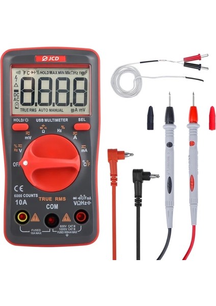 UM16-1 80W 220V, Ab Jcd 80W Dijital Elektrikli Havya Sıcaklığı Ayarlanabilir LCD Ekran, Çok Fonksiyonlu Multimetre Lehim Kaynak Araçları (Yurt Dışından)