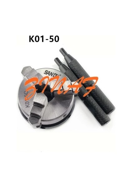15MM Sanou K01-50 Torna Aynası Üç/dört Çene, M14*1 K01 50 63 80 K02-50 K02-63 Mini Dıy Metal Ahşap Torna Araçları Biyel (Yurt Dışından) fırsatları
