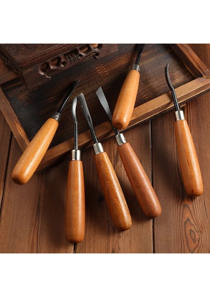 Stylea-8 Adet 6/8 Adet Ahşap Keski Seti Ağaç Işleme El Oyma Aracı Set Ahşap Oyma Kaşık Kesici Marangoz Araçları Ahşap Oyma Bıçağı Dıy Soyma (Yurt Dışından) modelleri