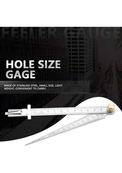 2 In 1 2 In 1 Yüksek Hassasiyetli Paslanmaz Çelik Boşluk Cetvel 0-15MM Kama Şekilli Feeler Ölçer Konik Cetvel Ölçme Aracı (Yurt Dışından) modelleri