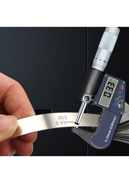 Metrik Feeler Ölçer 0.04-0.88MM Feeler Ölçerler 32 Metrik Bıçaklar Evrensel Kalınlık Seti Itici Valf Feeler Ölçer Yüksek Doğruluk Boşluk Ölçme Aletleri (Yurt Dışından) indirimleri