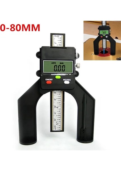 B Tipi Etopoo Dijital Derinlik Ölçer Dijital Diş Derinliği Ölçer LCD Manyetik Kendinden Ayaklı Diyafram 80MM El Yönlendiriciler (Yurt Dışından)