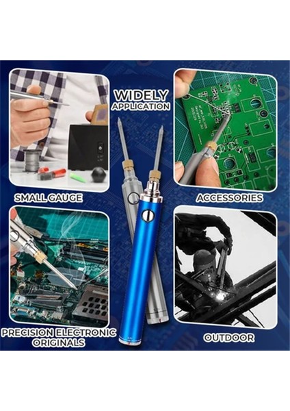 Mavi 4 Renk Kablosuz Şarj Demir USB 5V 15W Kablosuz Şarj Edilebilir Havyalar 510 Arayüzü Taşınabilir Kaynak Onarım Araçları (Yurt Dışından) modelleri