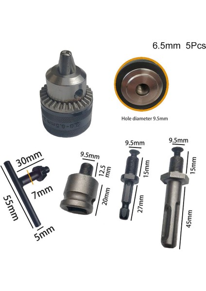 13MM 5 Adet 6.5/10/13/16MM Matkap Chuck Adaptörü Dönüştürücü Anahtarsız Mil Chuck Kelepçe 0.6-6.5MM/0.8-10MM/2-13MM/3-16MM Shank Matkap Chuck (Yurt Dışından) fırsatları