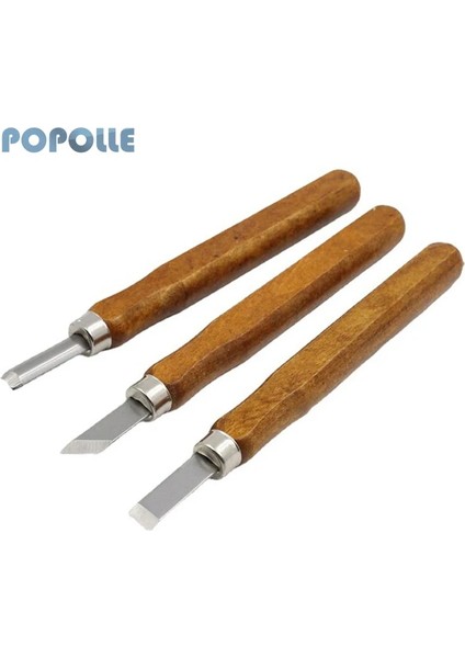 5 Adet Set Ağaç Işleme Oyma Bıçağı Seti Çok Fonksiyonlu Dıy El Yapımı Ahşap Oyma Soyma Sanat Modelleme Bıçağı Ahşap Saplı Keski Aracı (Yurt Dışından)