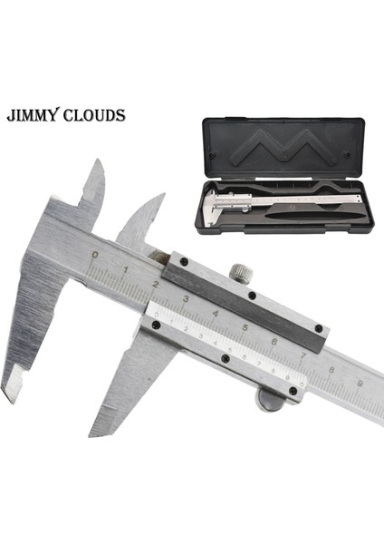 Bir Kumpas Kutusu Paslanmaz Çelik Sürmeli Kumpas 6 "0-150MM 0.02MM Metal Kaliperler Ölçer Mikrometre Doğru Okuma Kumpas Ölçme Araçları (Yurt Dışından) modelleri