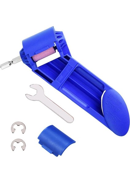 1 Taş ile Mavi Korindon Taşlama Çarkı Bit Aracı Taşınabilir Matkap Ucu Kalemtıraş Büküm Matkap Ucu Bileme Makinesi 2-12.5mm Mavi Veya Turuncu (Yurt Dışından)
