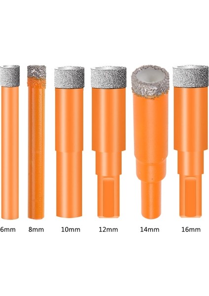 12MM M6CF 6-16 mm Fayans Porselen Taş Granit Matkap Ucu Turuncu Için Fayans Matkap Ucu (Yurt Dışından) fiyatları