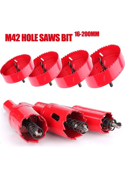 38MM M42 16-200MM Hss Çelik Delme Delik Testere Matkap Ucu Kesici Bi-Metal Alüminyum Demir Paslanmaz Çelik Dıy Ahşap Kesici Matkap Uçları (Yurt Dışından)