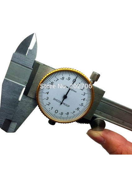 Inç Sarı 150MM 6 Inç Hassas Arama Kumpas Kadranı Sürmeli Kumpas Mikrometre Ölçer Ölçüm Aracı 0-150MM (Yurt Dışından) modelleri