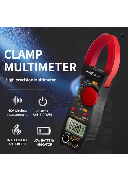 Kahverengi ST170 Dijital Pens Metre Dc/ac Akım Multimetre Ampermetre Gerilim Test Cihazı Diyot Akım Kapasitesi Ncv Ohm Test Aracı Dropship (Yurt Dışından) modelleri