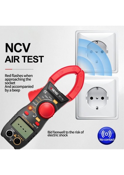 Kahverengi ST170 Dijital Pens Metre Dc/ac Akım Multimetre Ampermetre Gerilim Test Cihazı Diyot Akım Kapasitesi Ncv Ohm Test Aracı Dropship (Yurt Dışından) indirimleri